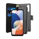 PURO SAMSUNG GALAXY A15 5G/4G ØKOLOGISK SKINN LOMMEBOK, SVART