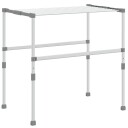 vidaXL Tørkestativ 83x(50-55)x(40-85) cm aluminium