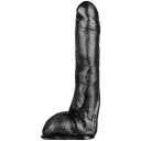All Black Sven Dildo 29 cm      - Svart