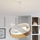 Lindby Simaria pendellampe, brun/grå/hvit