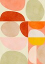 Pastel Geometry Plakat / 21x30cm