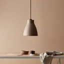 Belid Gong Pendel Ø25 Sort / Gull