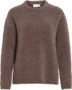 Vila   Genser Vidaya O Neck L/S Knit Top   Grå
