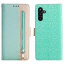 Lace Pattern Samsung Galaxy A13 5G Lommebok-deksel Grønn