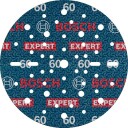 Bosch Slipeskive Ø150 mm, K60, 50 stk - Elektroverktøy Tilbehør