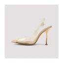 Gianvito Rossi, Dame, Sko, Gul, 37 1/2 EU,
