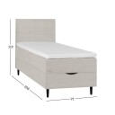 Kontinentalseng Odviks Manchester 90x200 cm - beige