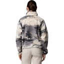 Columbia Helvetia II Printed Cropped Half Snap Fleecetrøye Dame Beige/Grå L