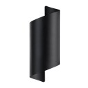 Utvendig vegglampe Montarello   Sort