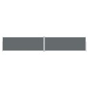 vidaXL Uttrekkbar sidemarkise 180x1000 cm antrasitt