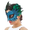 Ptit Clown Halvmaske Fugl med Fjær One size 23387