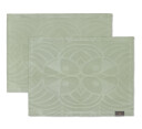 Georg Jensen Damask Easter Rustic spisebrikke 2-pk 50x38 cm lys grønn