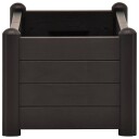 vidaXL Høybed PP antrasitt 100x43x35 cm