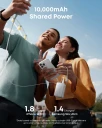 Anker Nano Powerbank 10 000 mAh 45 W med USB-C Kabel Hvit