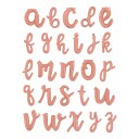 Ballongkungen Bokstavballong Script Roségull Bokstav J 34710RG