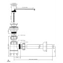 Altech Flaskevannlås Kombi 1¼"X32mm
