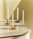 HAY Tiny Lysestake Gul i Borosilikatglass - Elegant Design