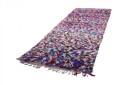 Marokkansk Boucherouite teppe 370 x 145 cm
