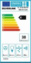 Silverline Fritthengende Ventilator SL 4142-60RF Rustfritt Stål 60 cm med Belysning og Digital Display