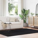  Flossteppe med lang luv NAVARRA svart 160x230 cm polyester 8721158558244