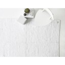 Rug Solid Bomullsteppe Hvit 65x135 cm