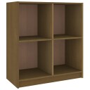 vidaXL Skjenk honningbrun 70x33x76 cm heltre furu