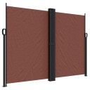  Uttrekkbar sidemarkise 180x1000 cm brun 4004749
