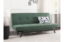 Tripta Sovesofa 3 seter   Svart/Grønn