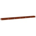 vidaXL Hevet Hagebed Rusten 600 x 40 x 24 cm papp