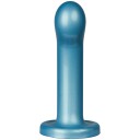 baseks Shiny Light Blue G-Punktsdildo 13,9 cm - Blue