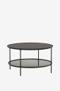 Kave Home   Sofabord Gilda diameter 80 cm   Svart