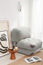 Hanah Home   1 seters sofaseng Nivea   Grå
