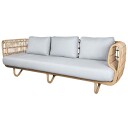Cane-line, Nest 3-seters sofa Hvit Inkl. puter