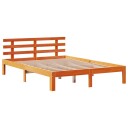  Sengeramme med hodegavl voksbrun 140x190 cm heltre furu 3306126