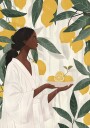 Woman with Lemons Plakat Plakat / 30x40cm