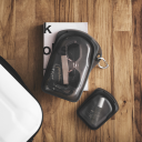 Stasher Go Bag Silikonpose med karabinkrok 532 ml Svart
