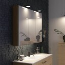Dansani Inzo Style Speilskap 3 Dører Lys eik / 120cm