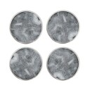 Hilke Collection Glassunderlag 10 cm Marmor Grå/Nikkel