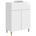  Serviesskap Høgglans hvit 66 x 34,5 x 90 cm Konstruert tre