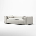 Decotique Grand Hue 2 Seter Sofa Steam White / Mine Graphite