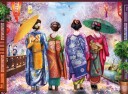 Ravensburger Puslespill 500 Blomsterpromenade