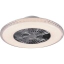 Harstad tak vifte 3000-6500K 39,6W m/Fjernkontroll Kromfarget Krom