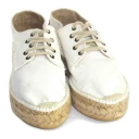 Espadrilles Dame Sko Hvit 35 EU,
