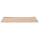 vidaXL Bordplate hvit 100x60x2,5 cm heltre furu