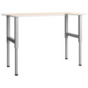  Justerbare arbeidsbenkerammer 2 stk metall 55x(69-95,5)cm grå 147932