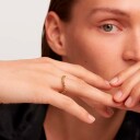 PDPAOLA Green Tide Ring 18 kt. Gullbelagt sølv AN01-461-52 - Dame - 925 sterling silver