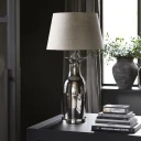 Riviera Maison Lampefot Roger Hotel H65 cm Silver