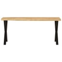  Benk med naturlig kant 105 cm heltre mango 8721012364844