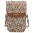 Guess Handbag Guwbhgcfsew Brun/Brun Gcube Stripe