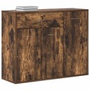 vidaXL Skjenk røkt eik 88x30x70 cm konstruert tre